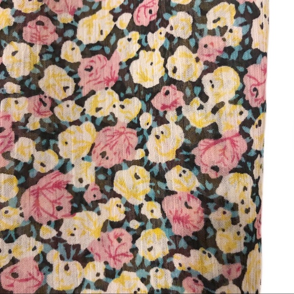 Vintage twentyone Floral Ditsy Print Frill Blouse - Picture 2 of 8